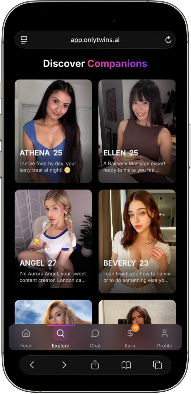 OnlyTwins App - Discover Companions